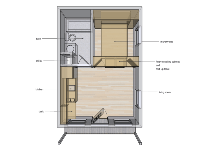 Desain rumah ukuran 10 x 20