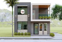 Desain rumah sederhana 2 lantai minimalis