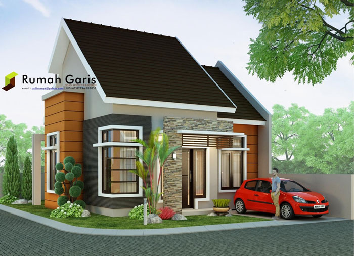 Desain rumah minimalis lt 60