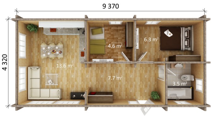 Rumah lantai minimalis denah arsitektur model