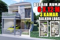 Desain rumah ukuran 6x13