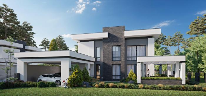 Desain rumah minimalis luas tanah 84