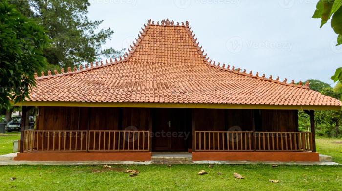 Desain teras rumah jawa